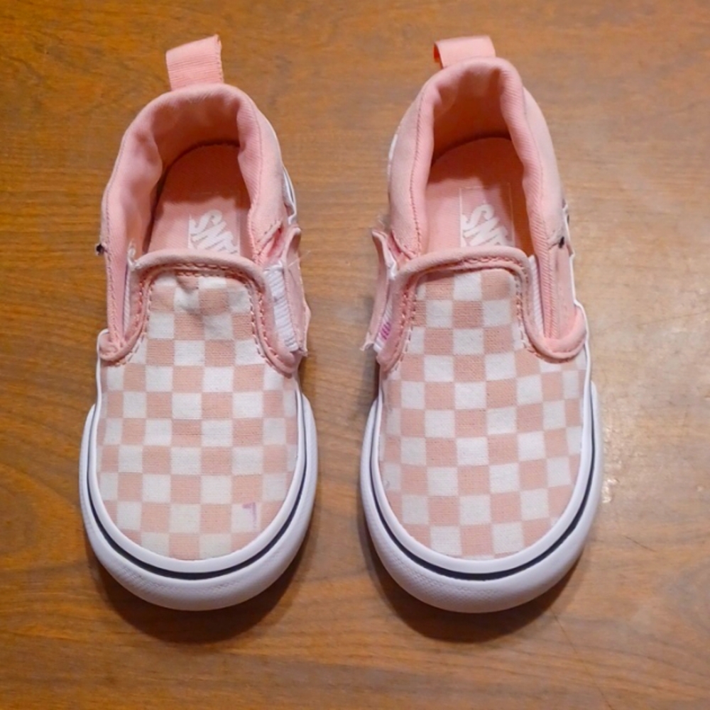 Vans - Pink Checkered - Toddler Size 6